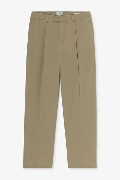 Pantalon chino large l&eacute;ger en  coton