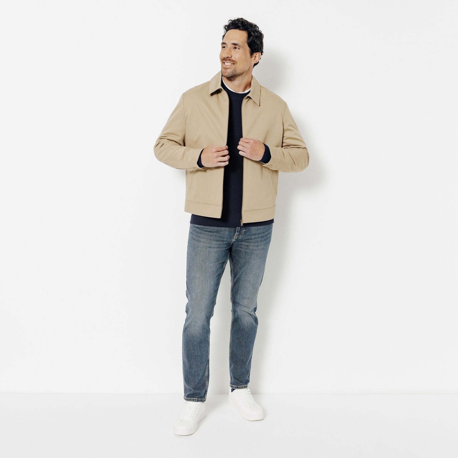 Pull col rond en c&ocirc;te