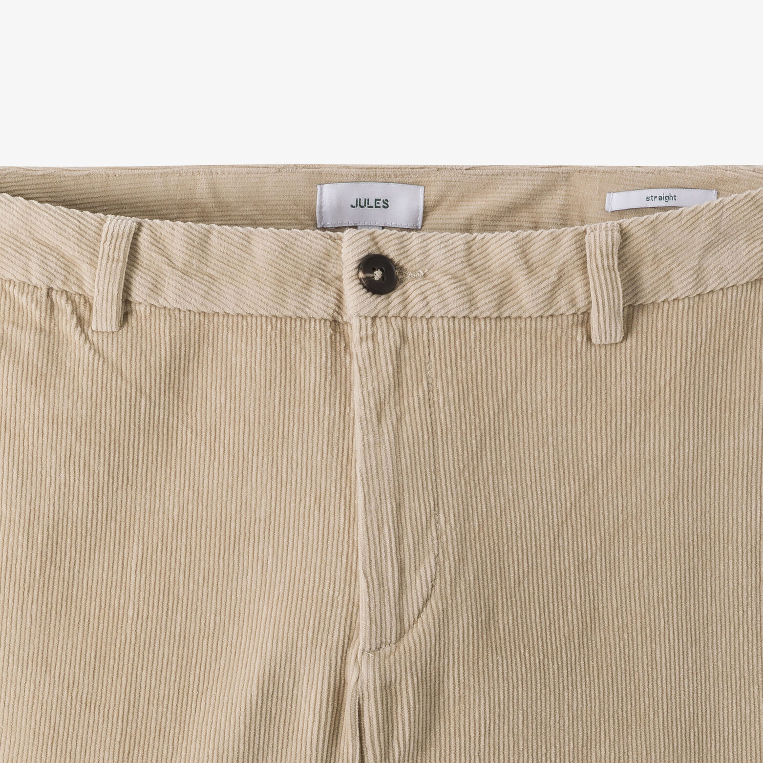 Pantalon chino straight velours