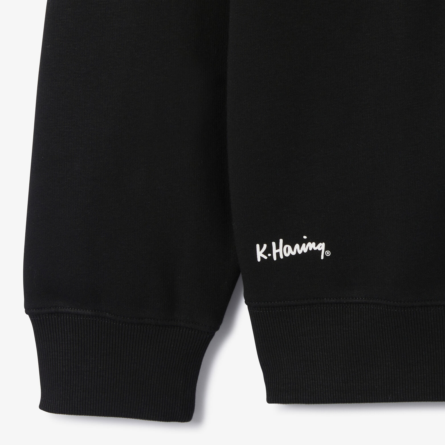 Sweat col rond imprim&eacute; licence Keith Haring