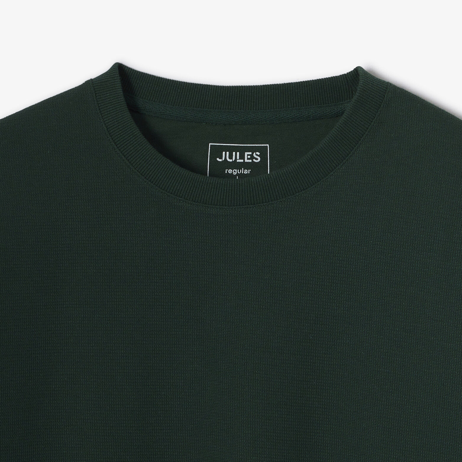 Tee shirt manches longues mati&egrave;re reli&eacute;f&eacute;e