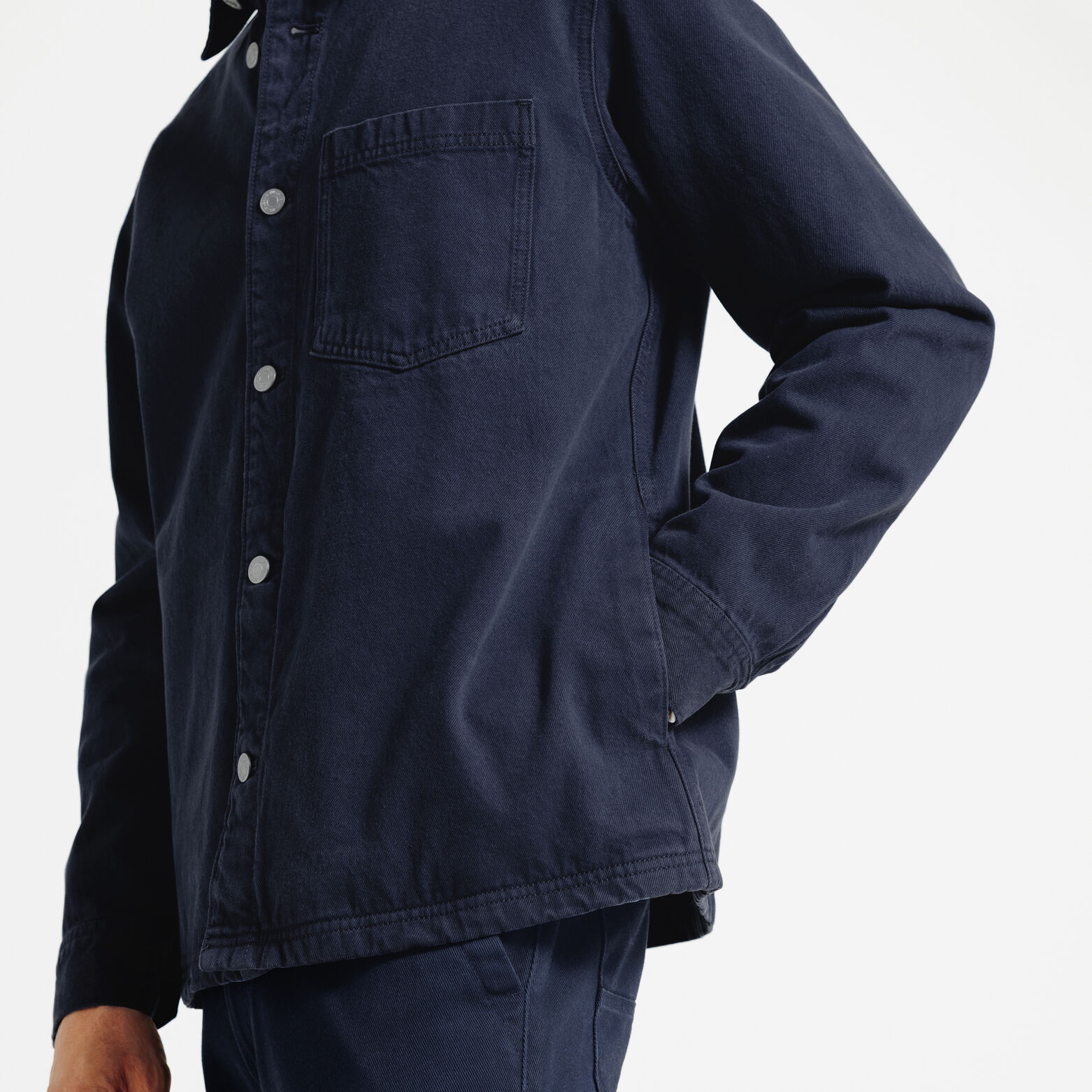 Surchemise en jean coton