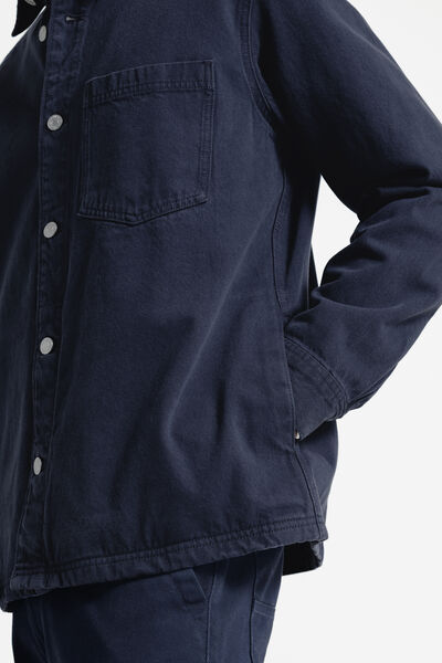 Surchemise en jean coton