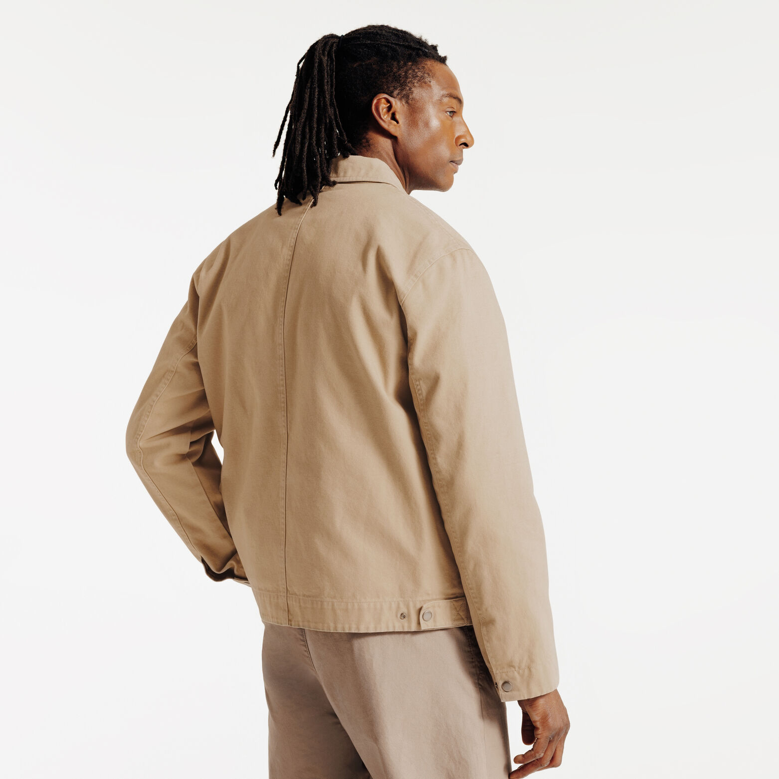 Jack voor tussenseizoen met hemdskraag