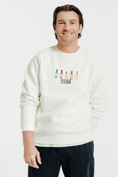 Sweat col rond imprim&eacute; licence Tabasco