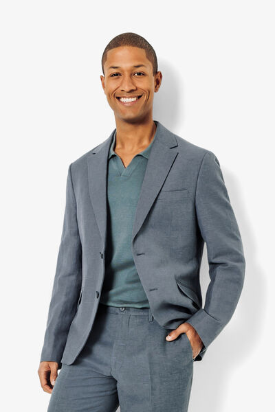 Veste de costume contenant du lin