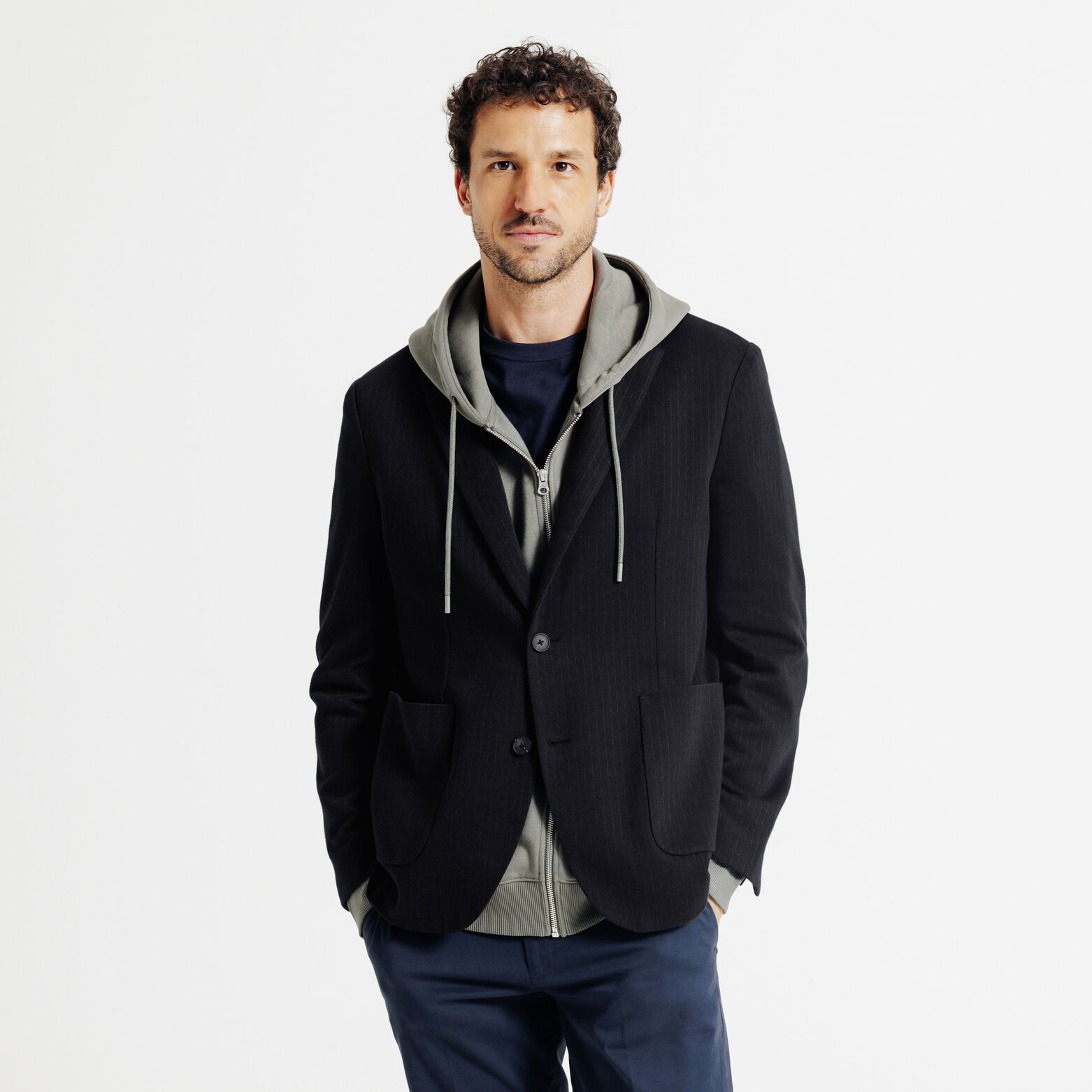 Veste blazer ray&eacute;e