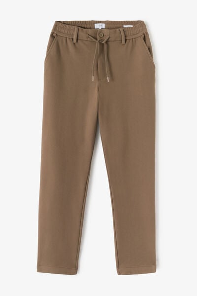 Pantalon chino tapered maille