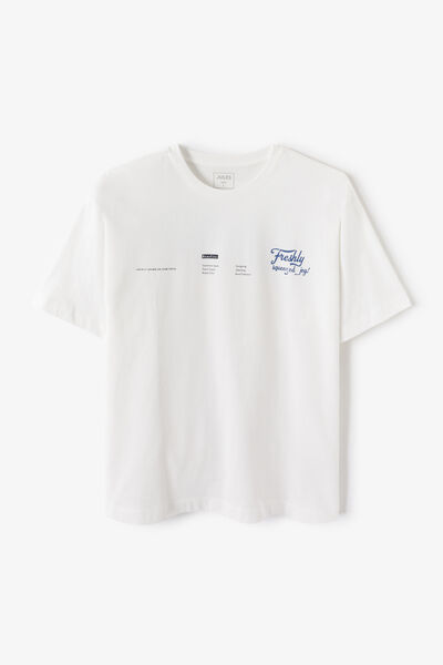 Tee shirt imprim&eacute; devant et dos citron