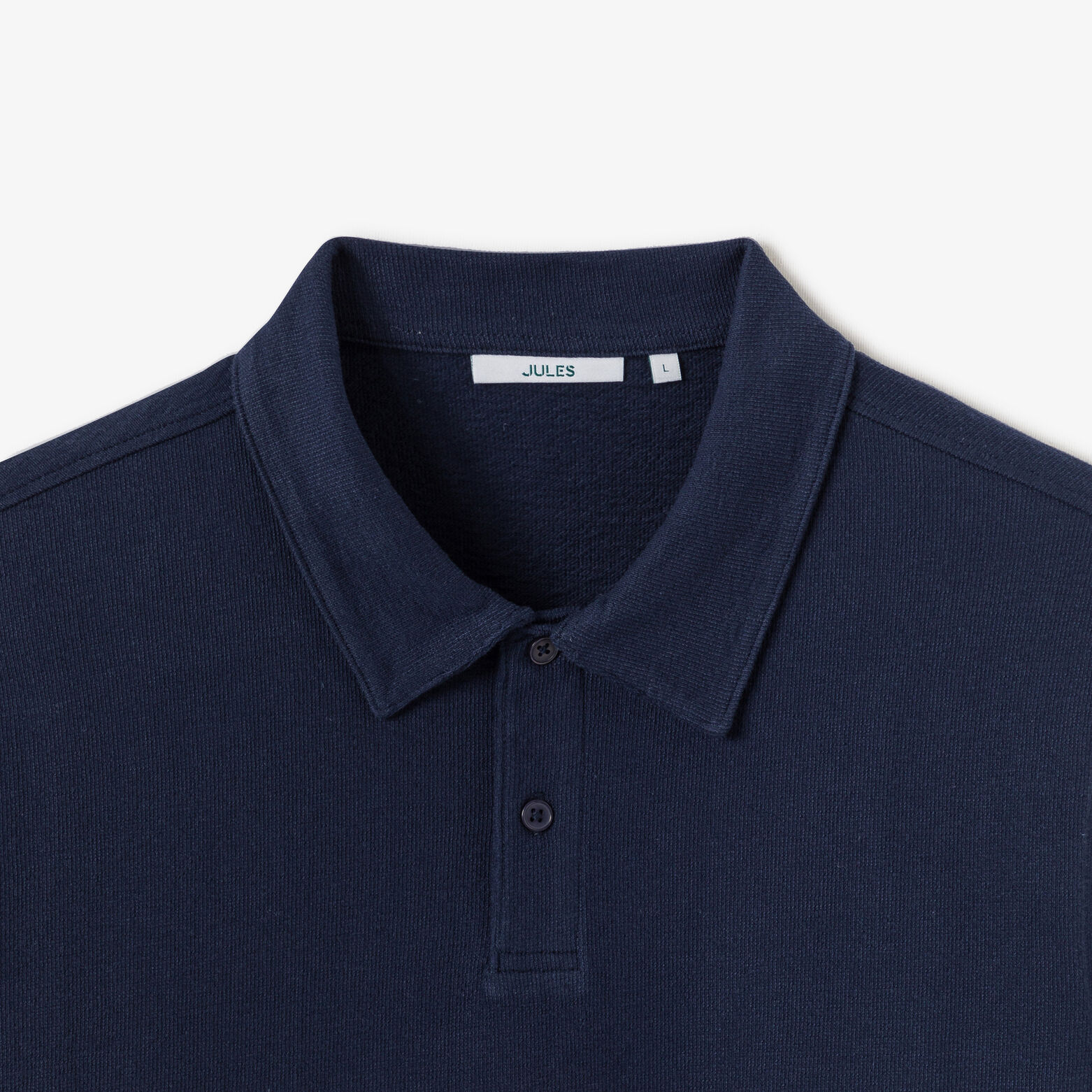 Polo manches courtes textur&eacute;