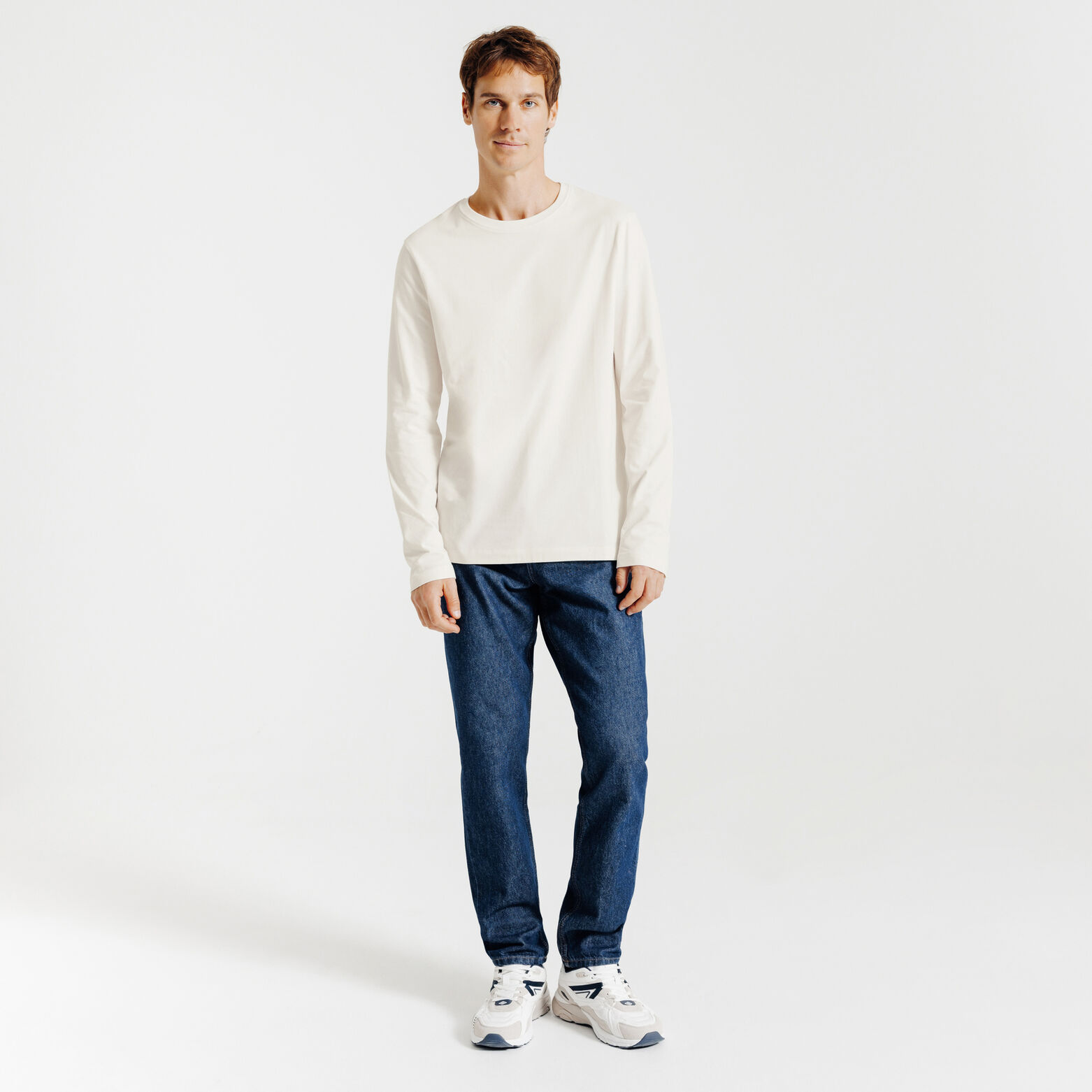 Tee shirt manches longues mati&egrave;re douce