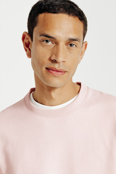 Sweat col rond uni