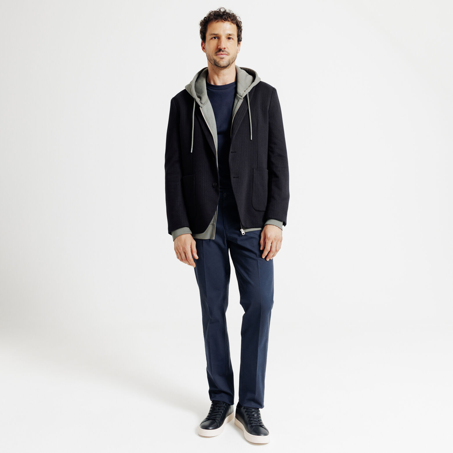 Veste blazer ray&eacute;e