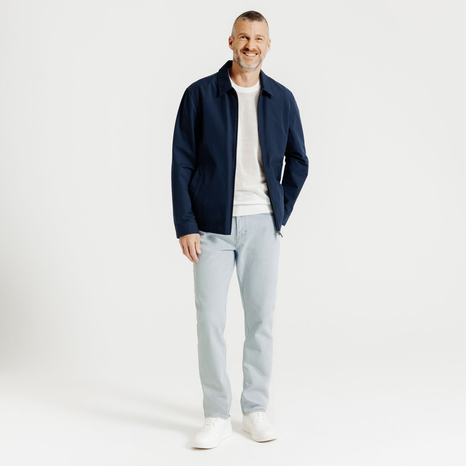 Jean straight rigide