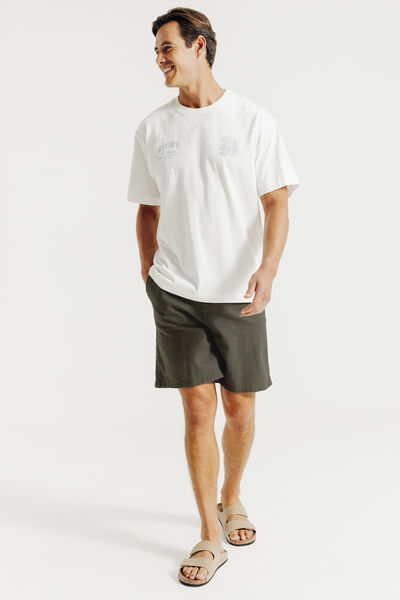 Bermuda taille &eacute;lastiqu&eacute;e