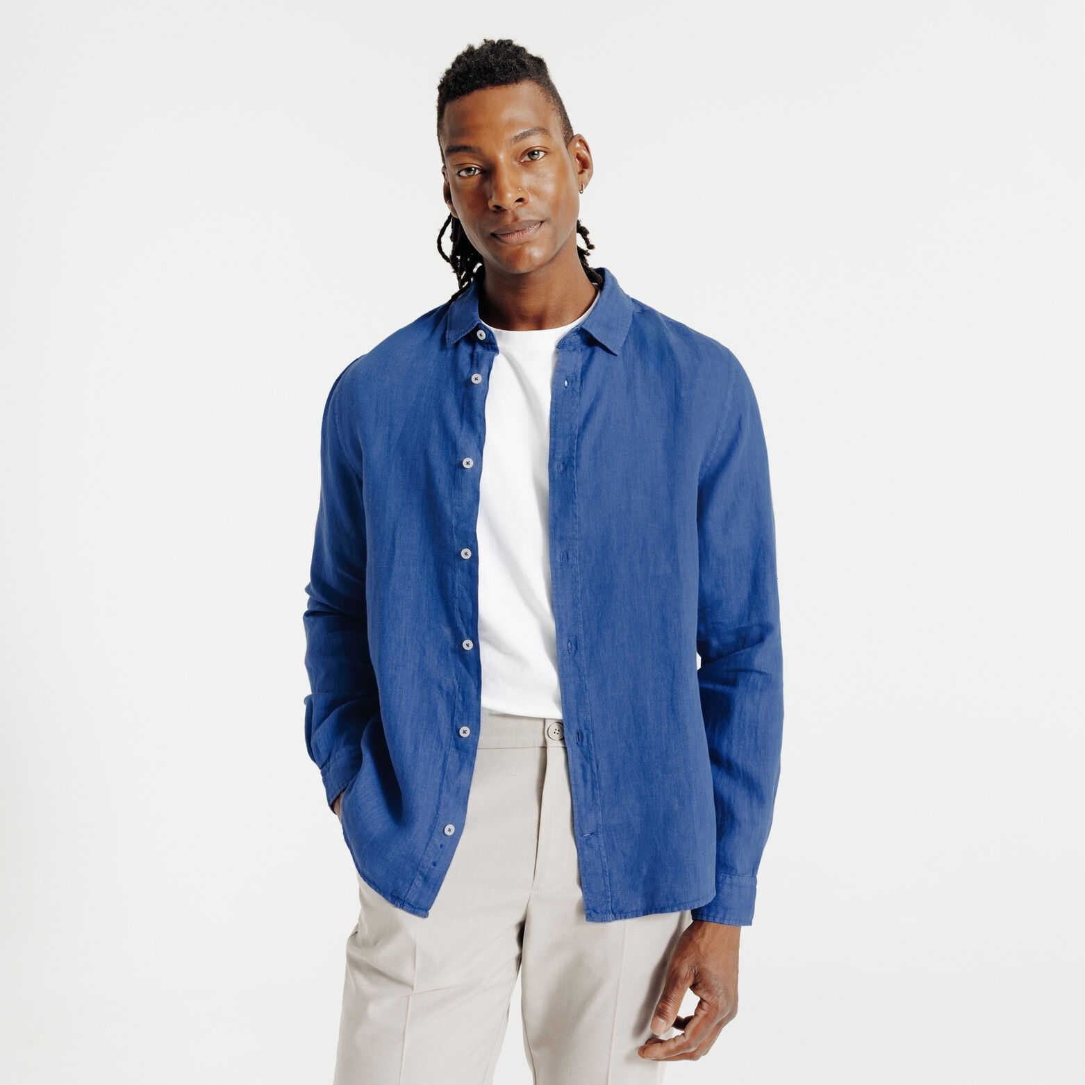 Chemise en lin regular