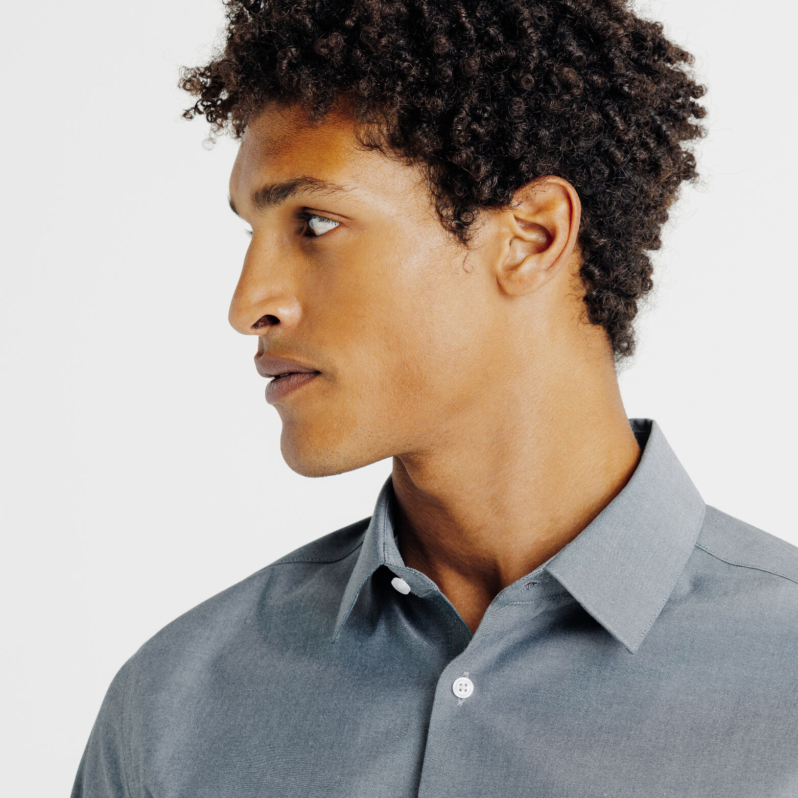 Chemise sans repassage en coton regular