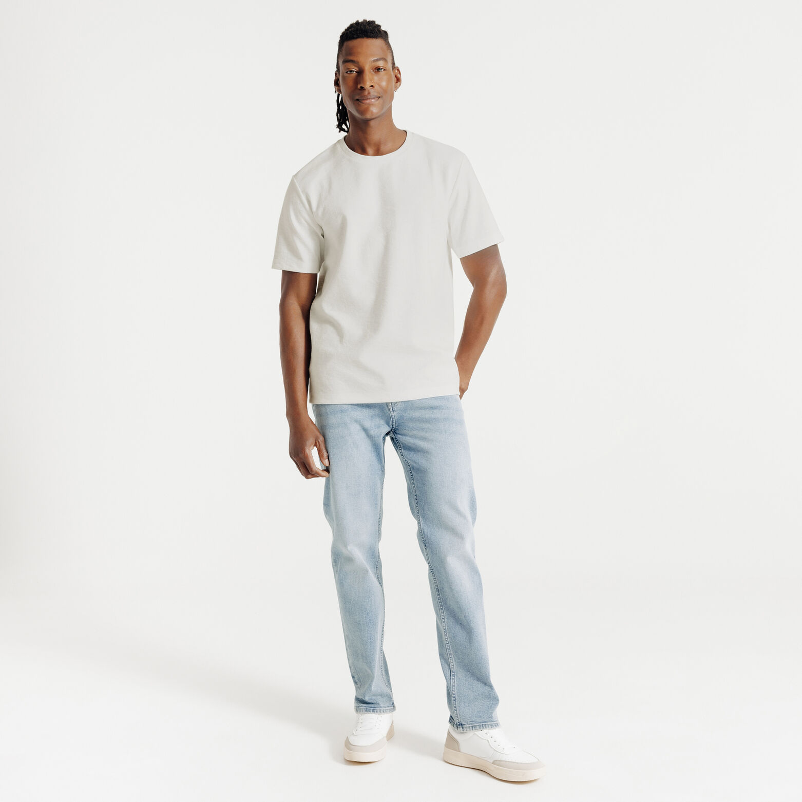 T-shirt in fantasiestof