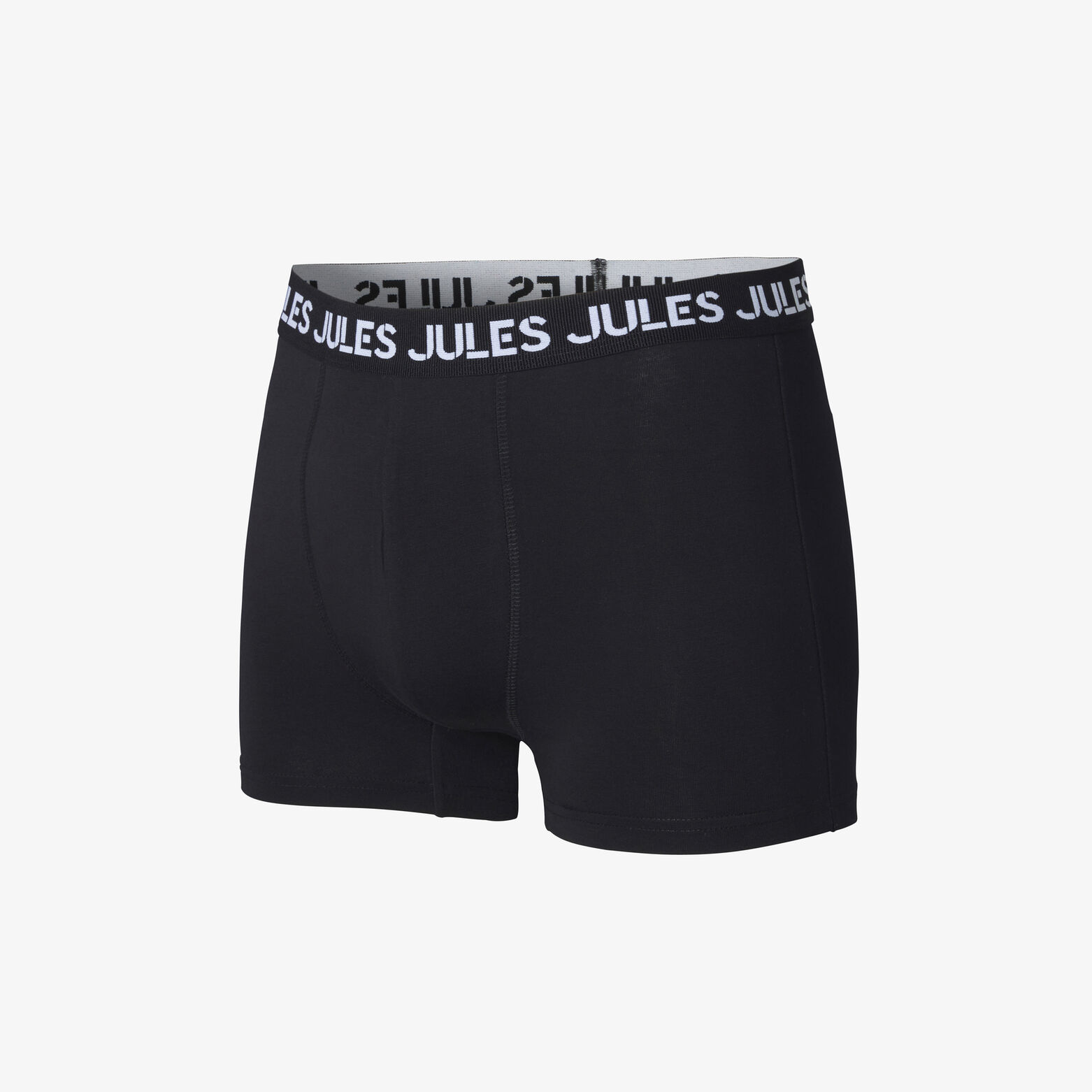 Boxer en coton avec ceinture color&eacute;e