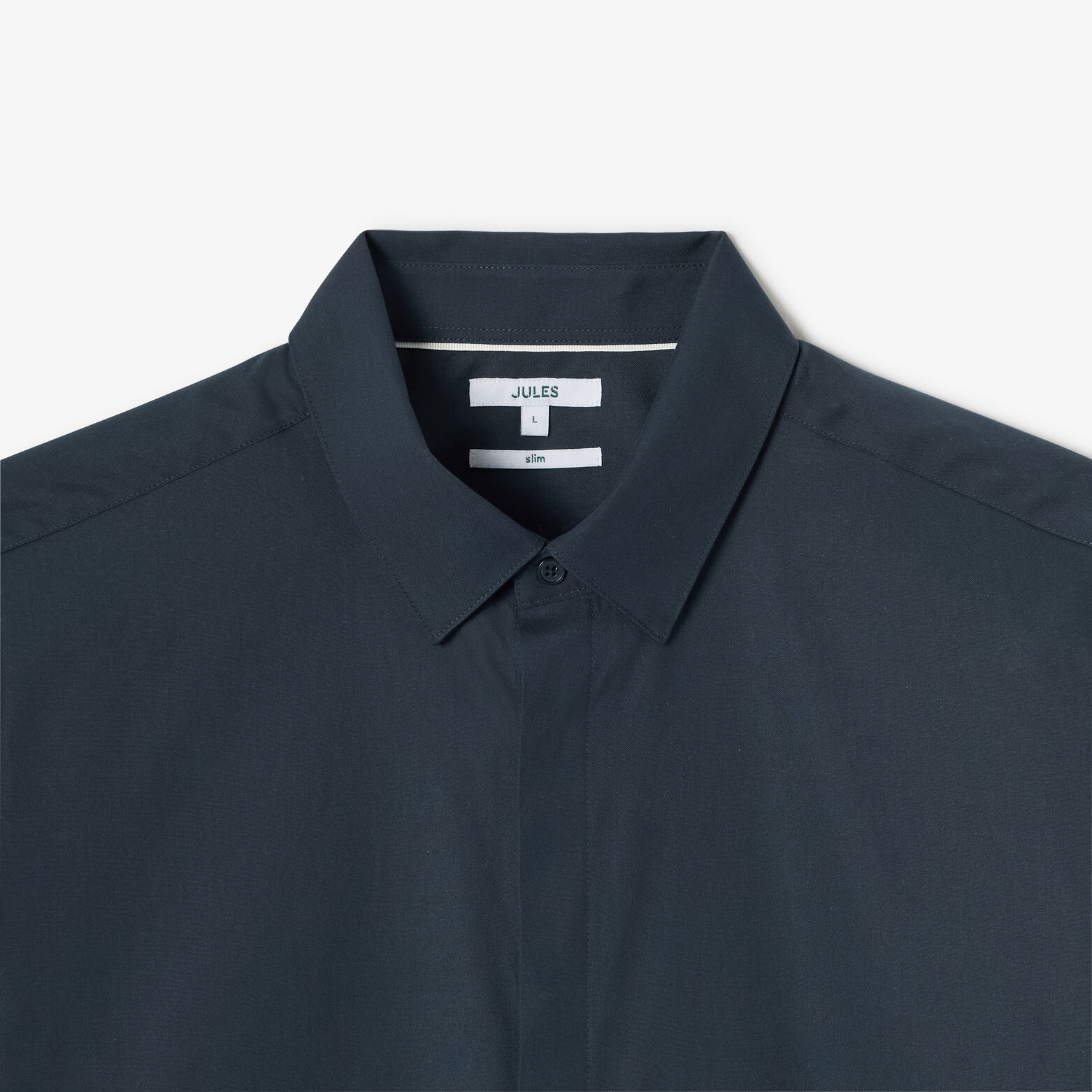 Slim fit hemd in katoen