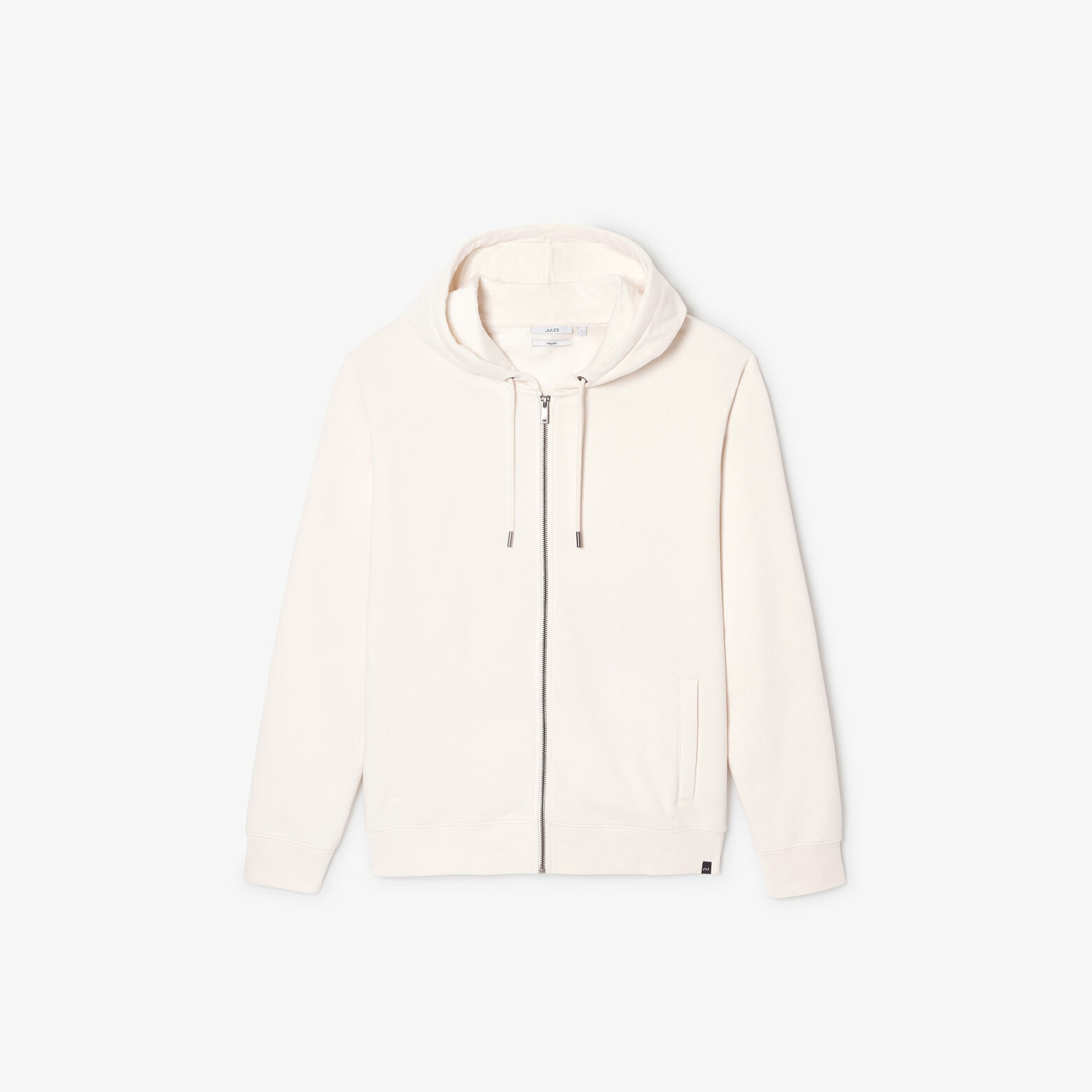 Sweater met kap en rits