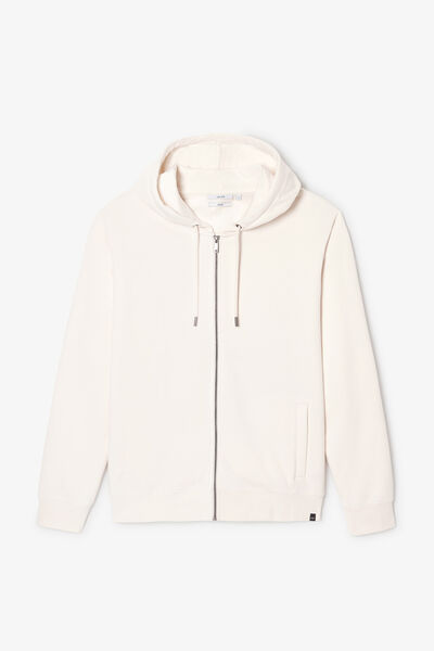 Sweater met kap en rits