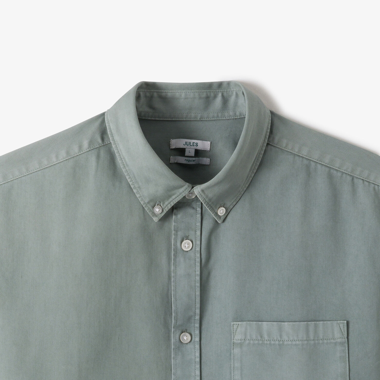 Chemise en coton unie