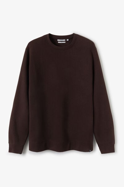 Sweat col rond uni