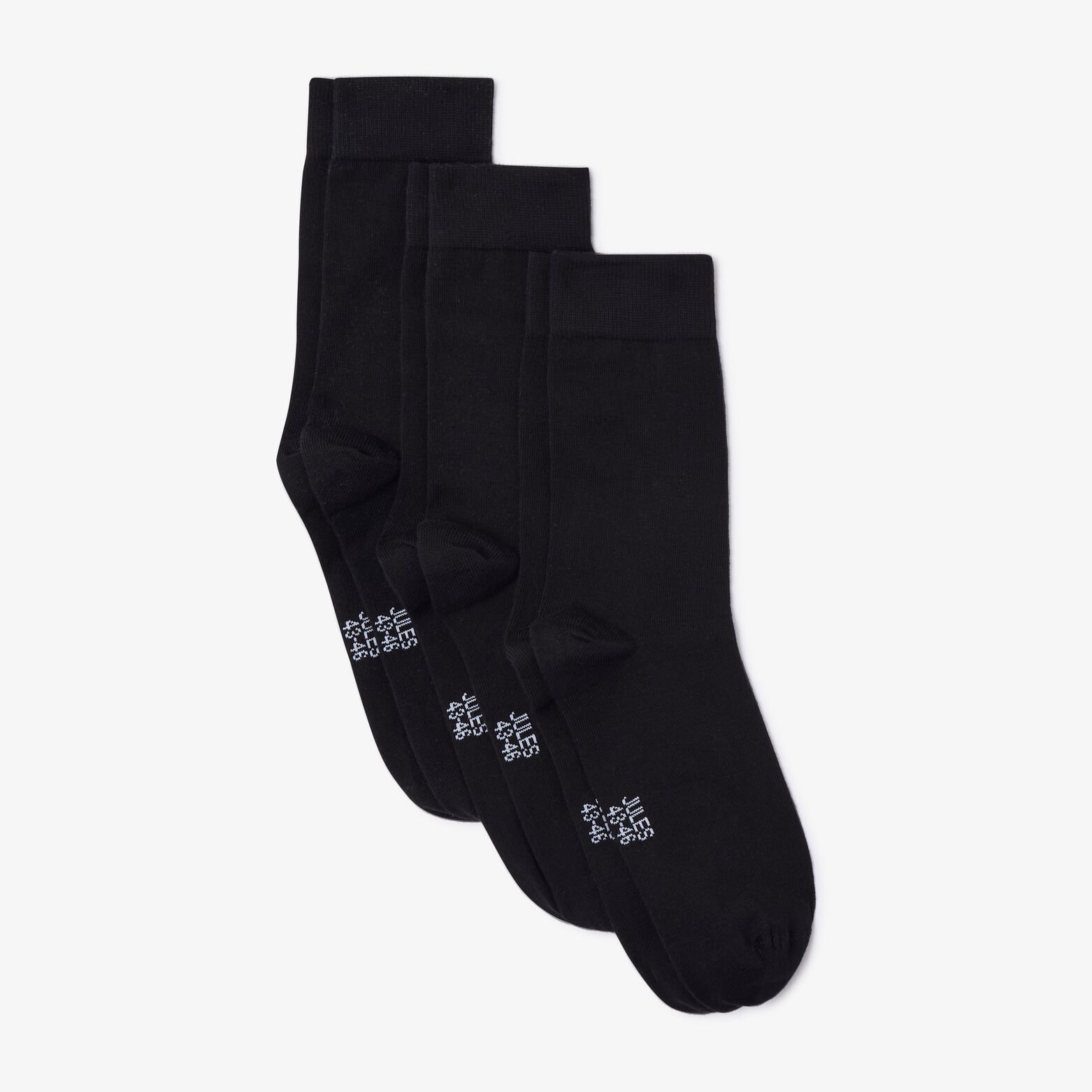 Set van 3 paar effen sokken