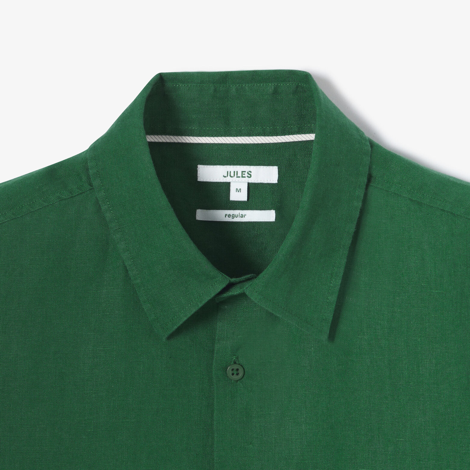 Chemisette en coton lin unie