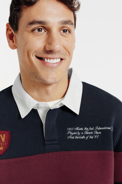 Polo manches longues licence France Rugby