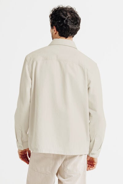 Surchemise en jean coton