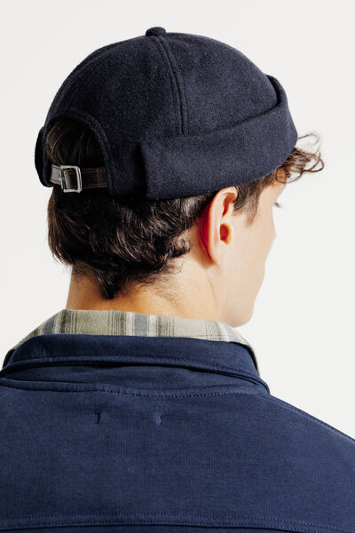 Casquette sans visi&egrave;re en flanelle