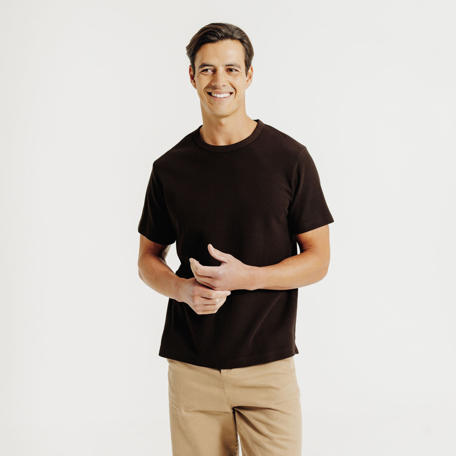 Tee shirt mati&egrave;re gaufr&eacute;e