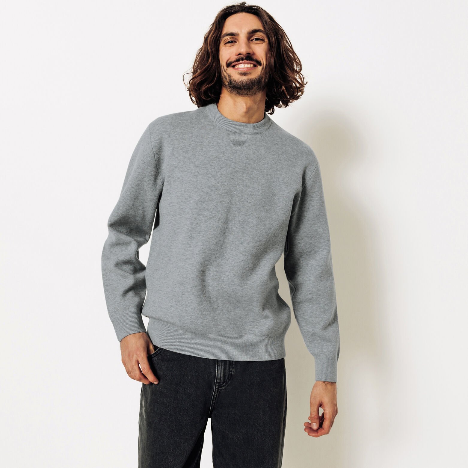 Trui met ronde hals assortiment performance