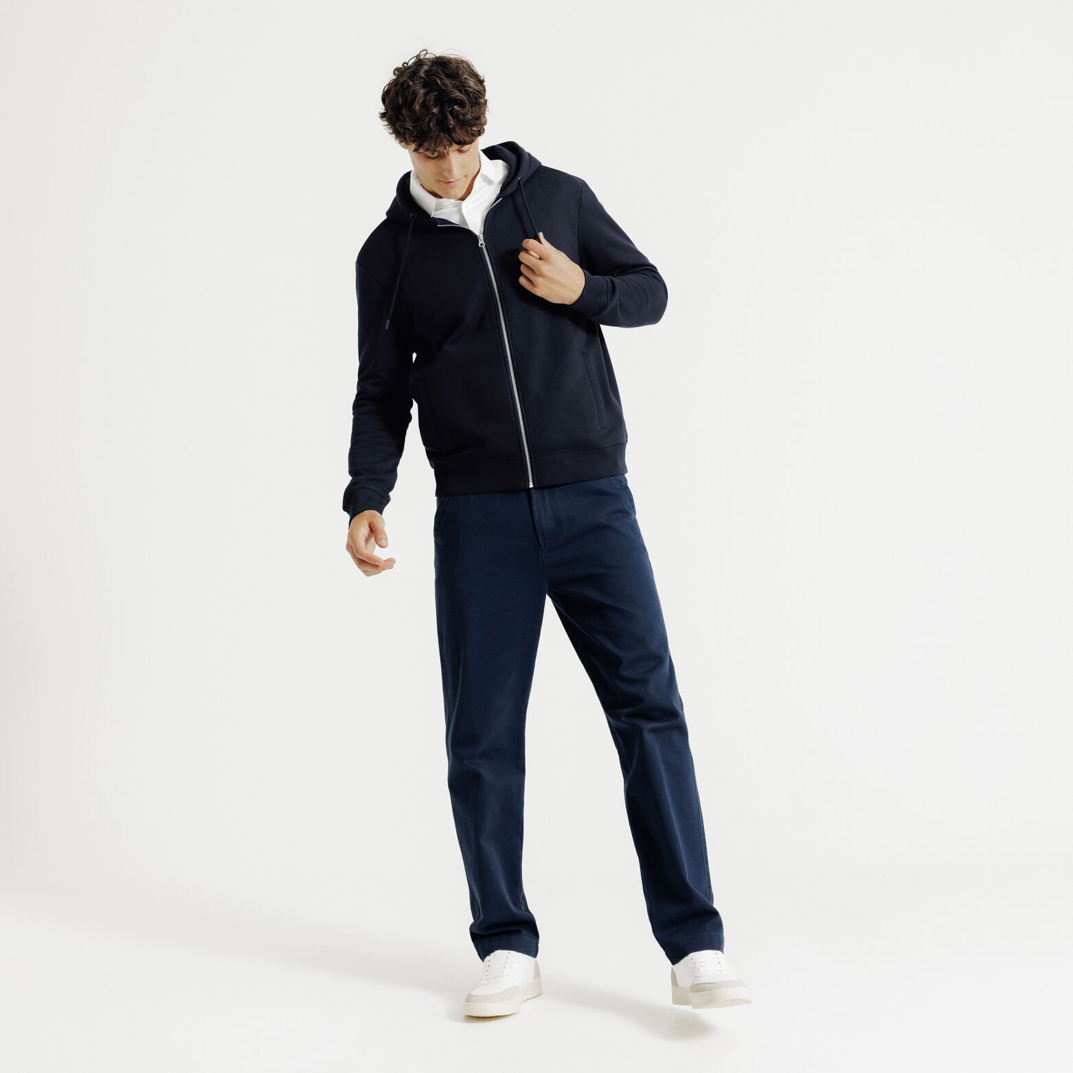 Sweat &agrave; capuche zipp&eacute;