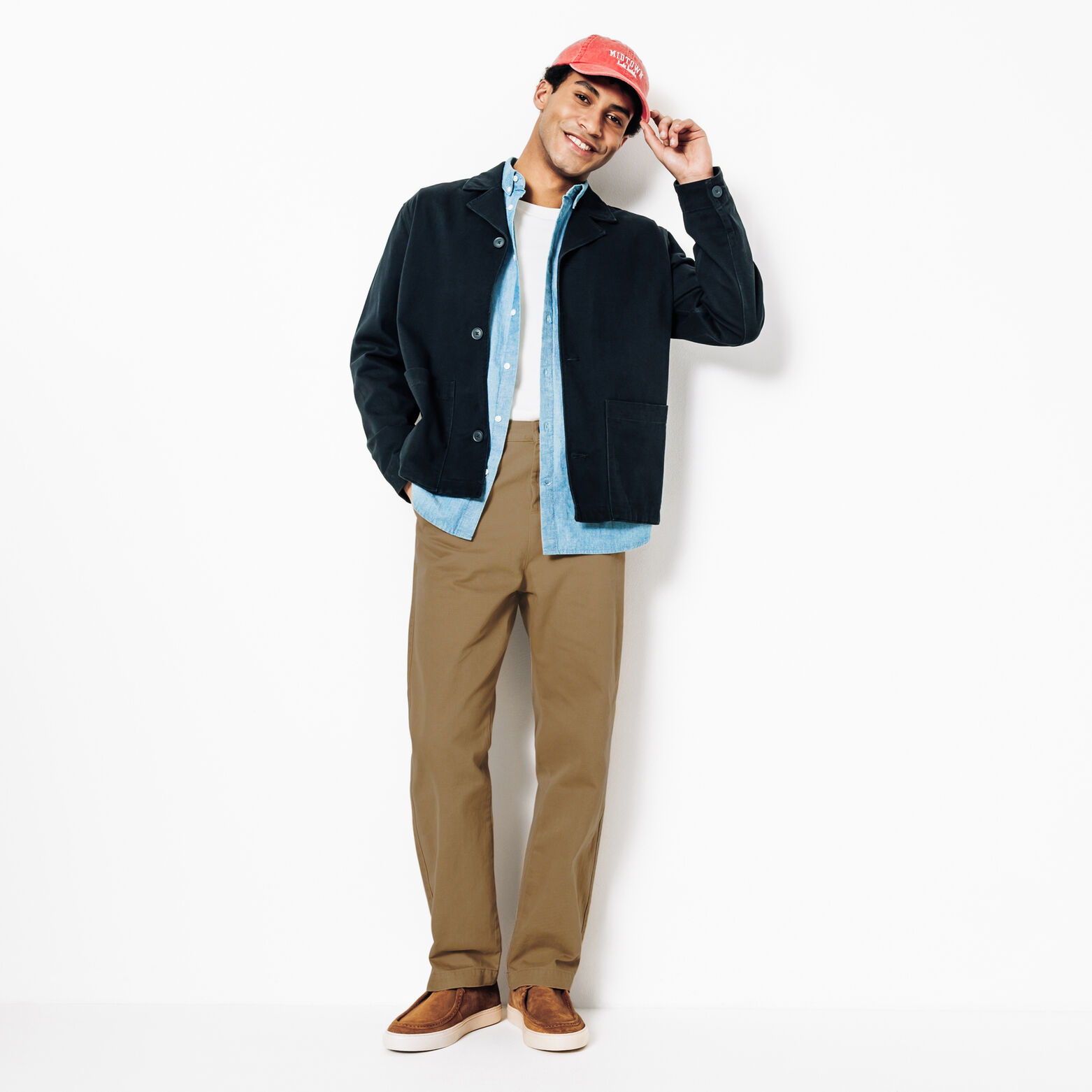 Loose fit chinobroek