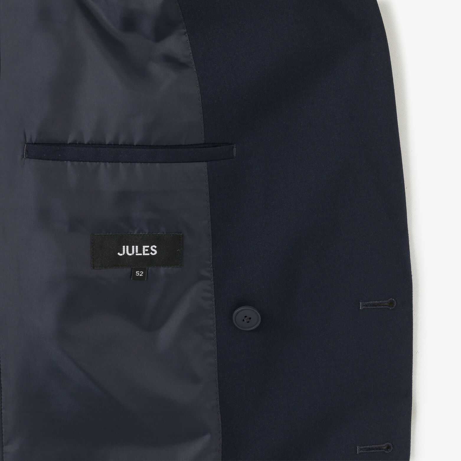 Veste de costume confort double boutonnage