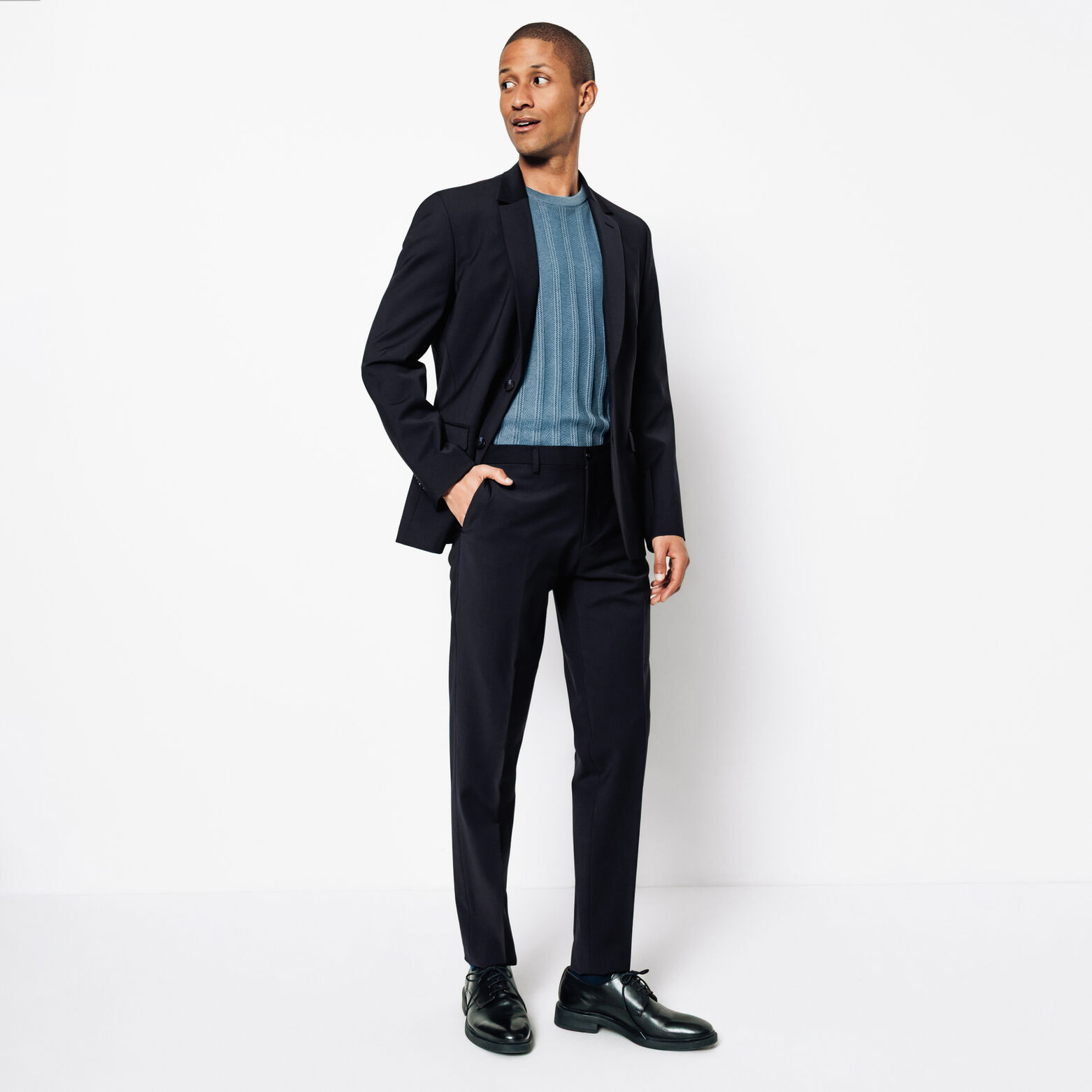 Costume 2 pi&egrave;ces slim - Bleu fonc&eacute;