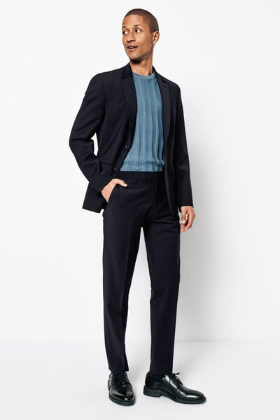 Costume 2 pi&egrave;ces slim - Bleu fonc&eacute;