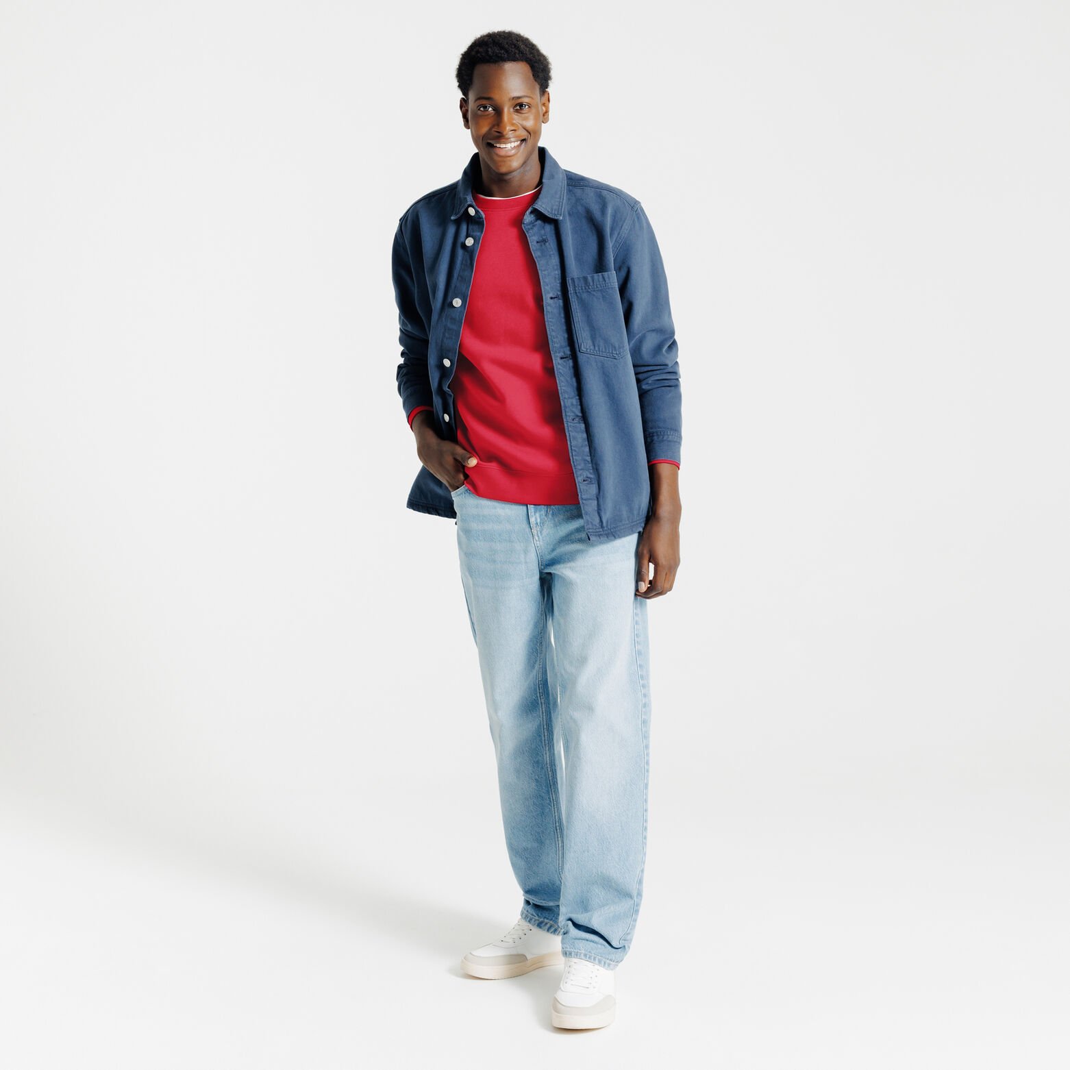 Sweat col rond animation Saint-Valentin