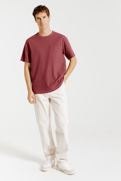 Tee shirt mati&egrave;re gaufr&eacute;e