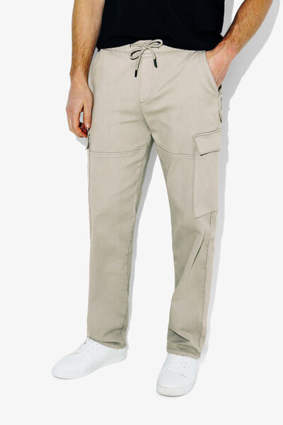Pantalon jogger cargo bas droit