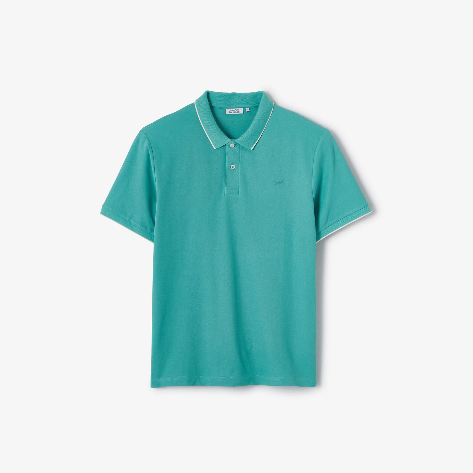"Le Parfait by Jules" effen polo korte mouwen 