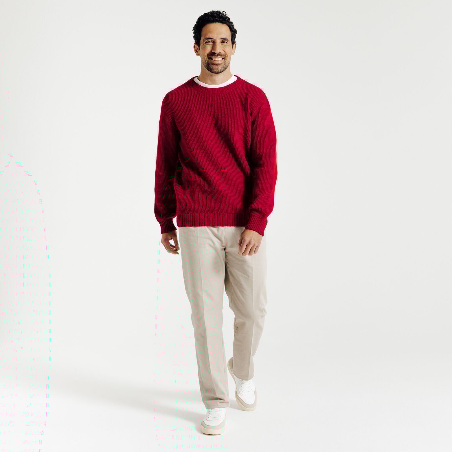 Pull m&eacute;rinos cachemire Made in France