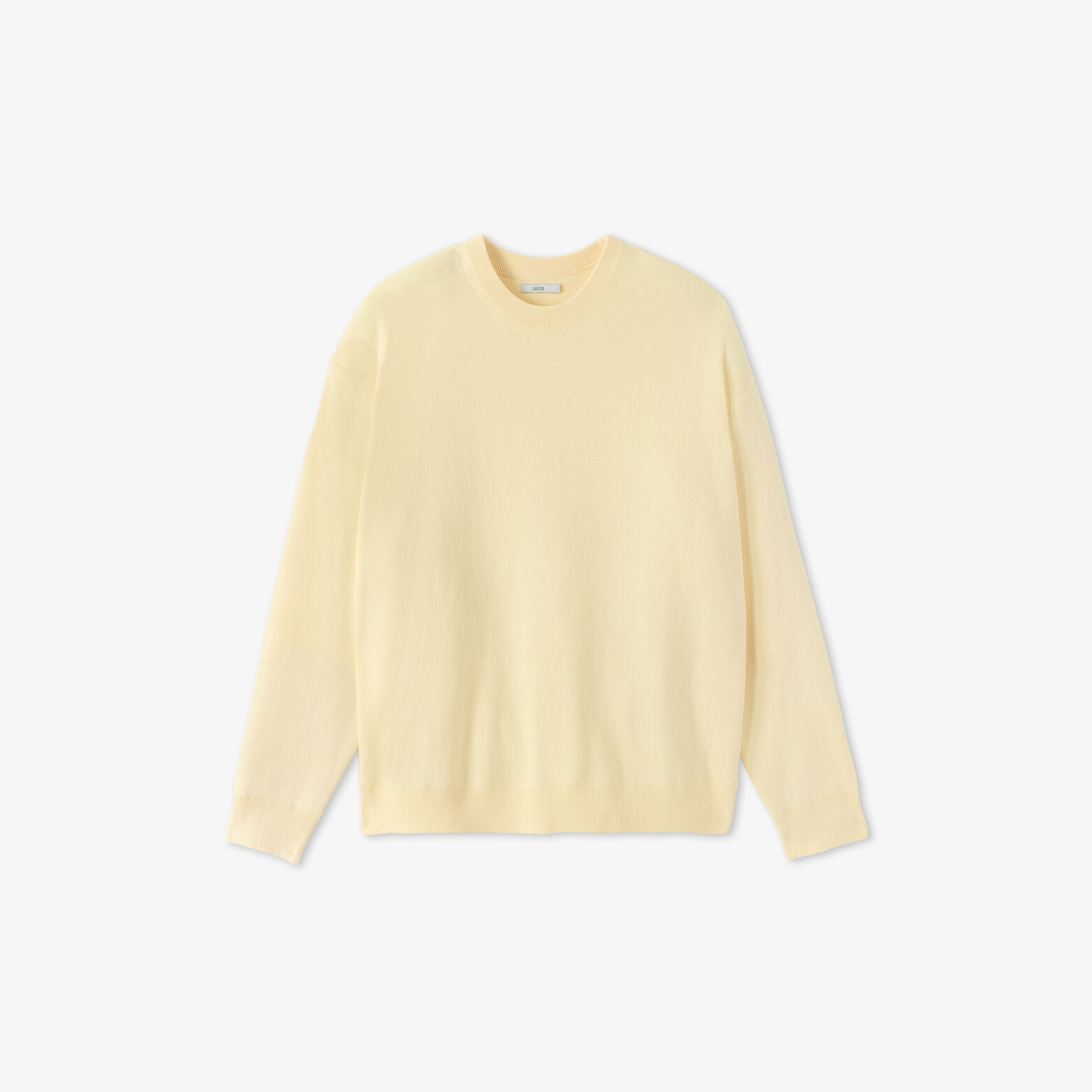 Pull col rond relax tricotage jacquard