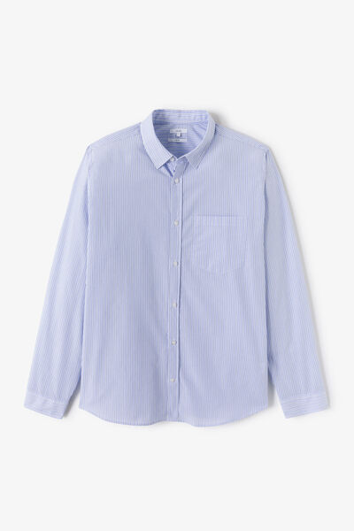 Gestreept hemd in katoen