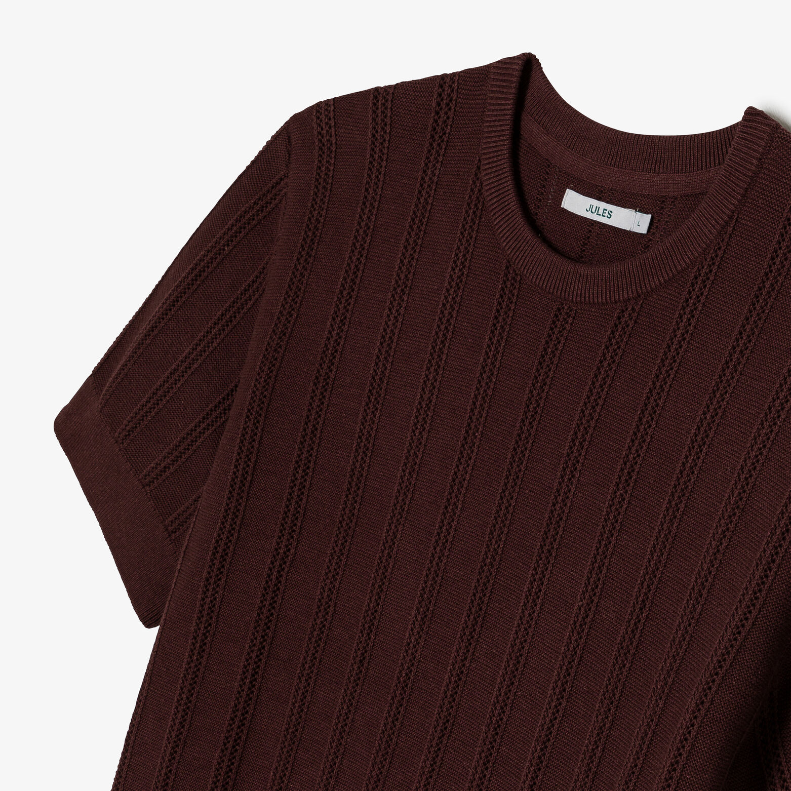 Tee shirt en maille jeux de points