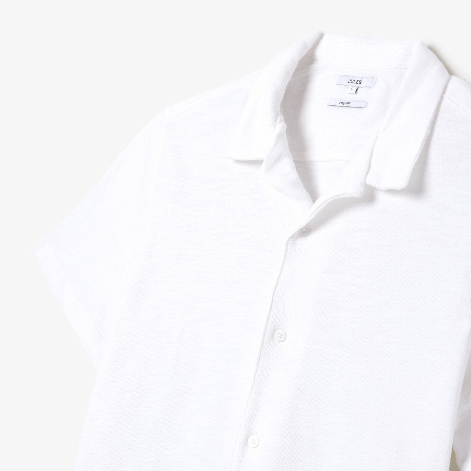 Hemdje in badstof met haaienkraag