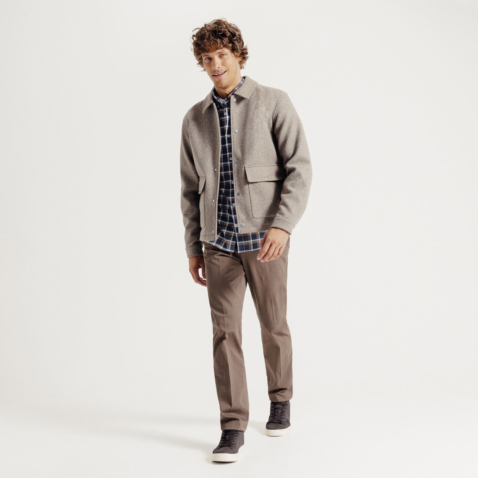 Chemise flanelle &agrave; carreaux